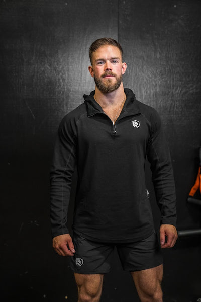 Men's Hoodie- Quarter Zip